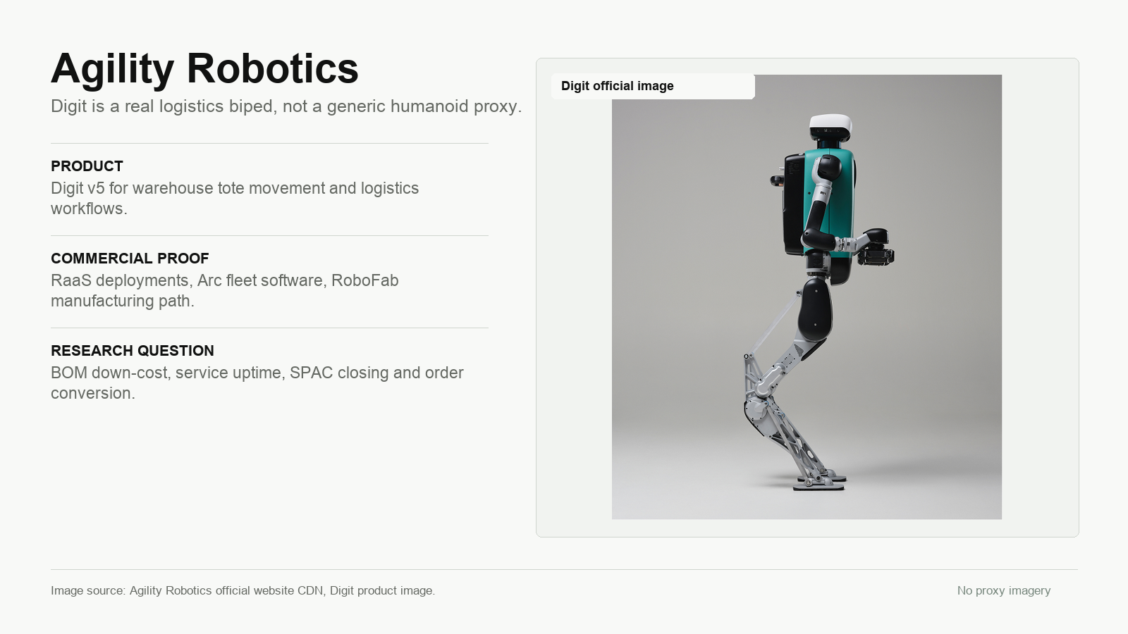 Agility Robotics Investment Profile