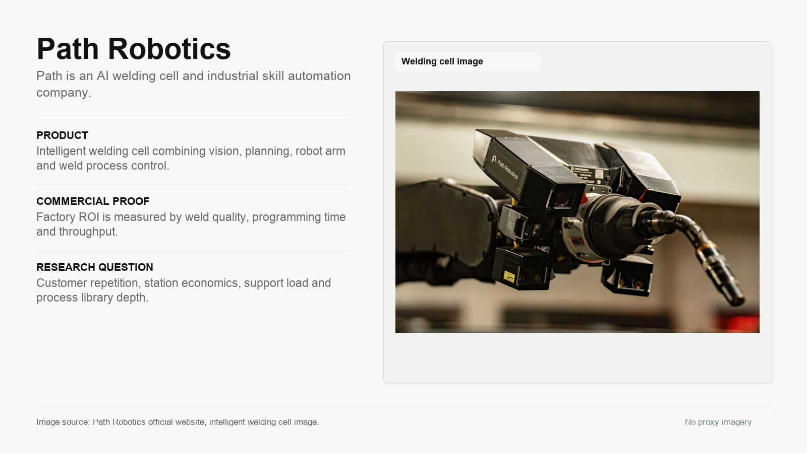 Path Robotics Investment Profile