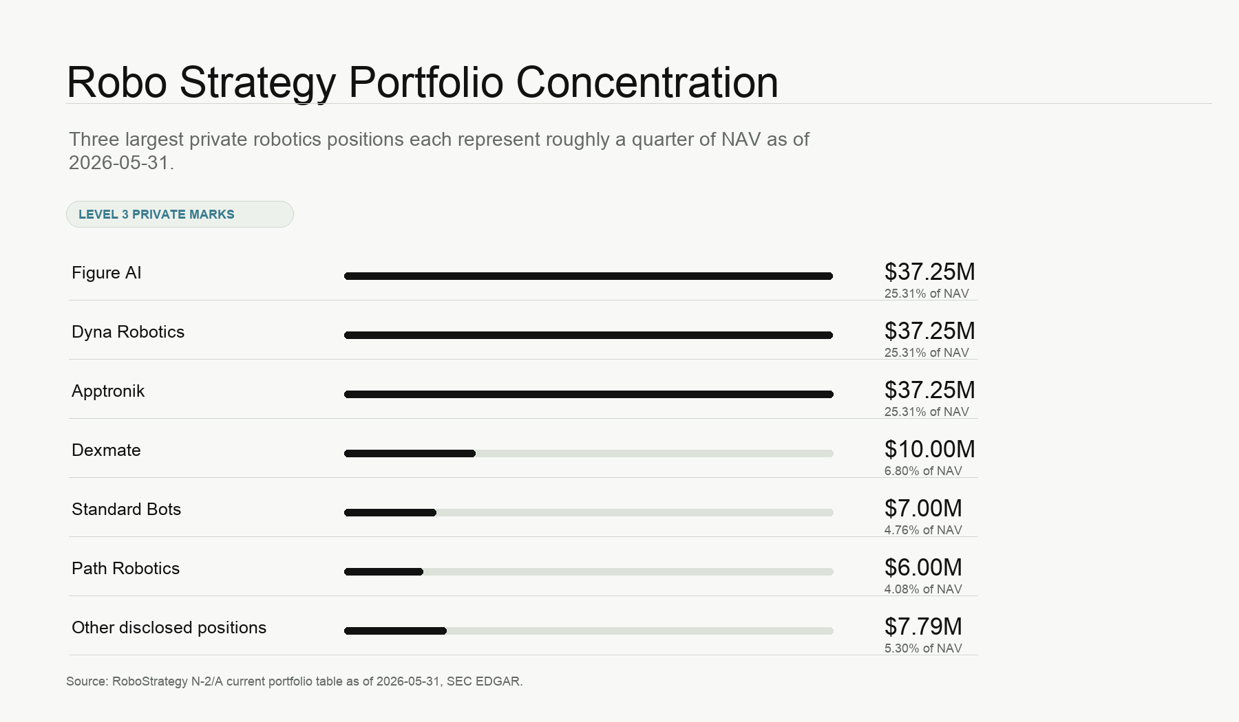 Robo Strategy Portfolio Concentration